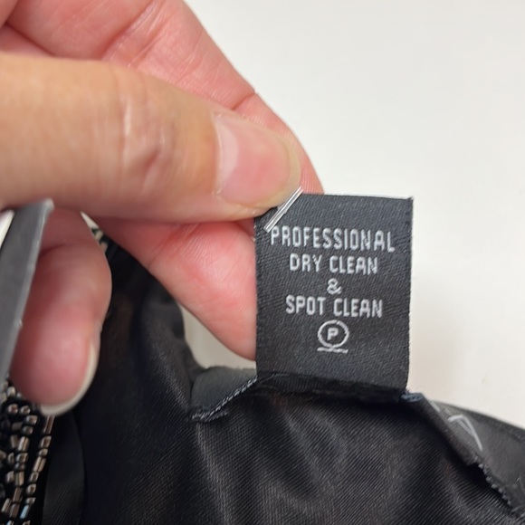 NWT: Jkara black dress with sequins and beading - Picture 12 of 12